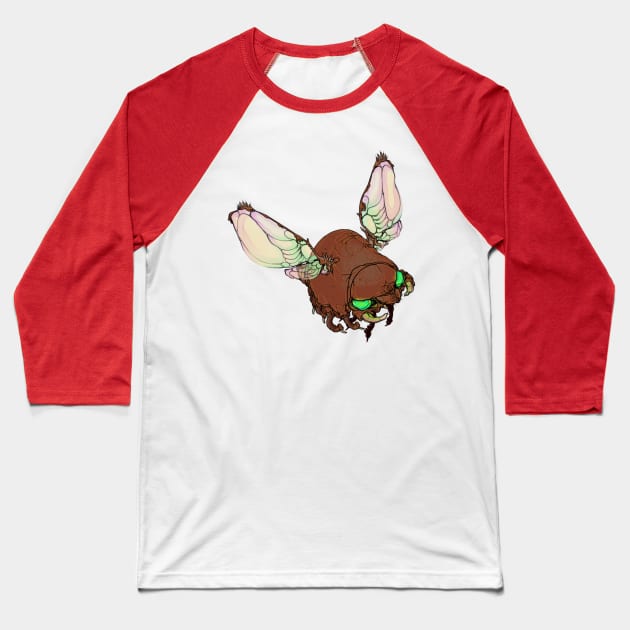 The Winged Ripper Baseball T-Shirt by JoyfulConstruct